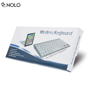 Bàn Phím Keyboard Mini Không Dây Bluetooth 3.0 Model KB3001 78 Phím Lệnh Phù Hợp Cho Windows Mac Android IOS