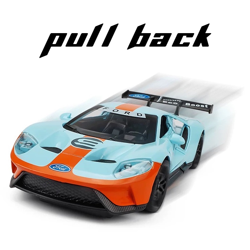 Mô Hình Xe Hơi Ford GT Bằng Hợp Kim Tỉ Lệ 1: 32 Có Đèn Và Nhạc