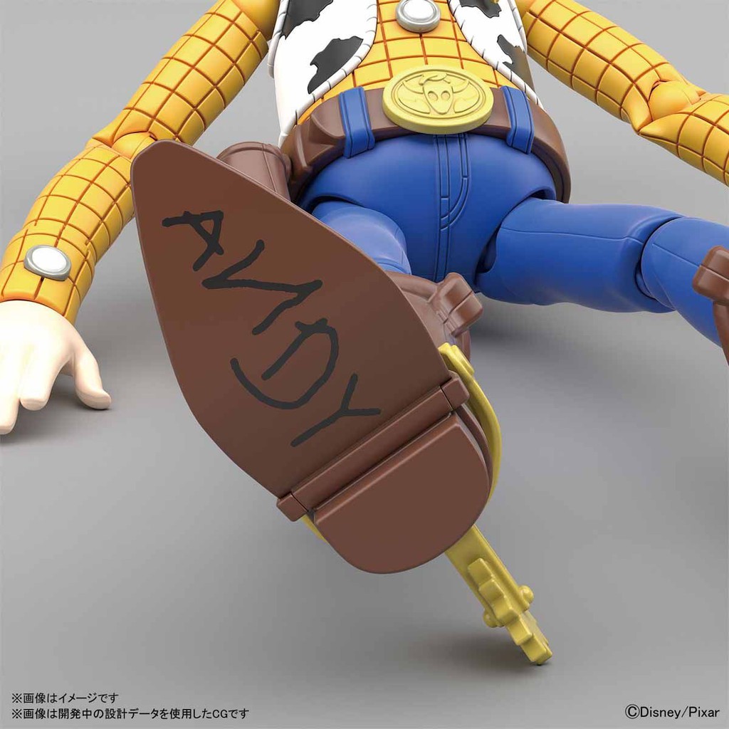 Mô Hình Lắp Ráp Cinema-Rise Toy Story 4 Woody (tặng kèm base)