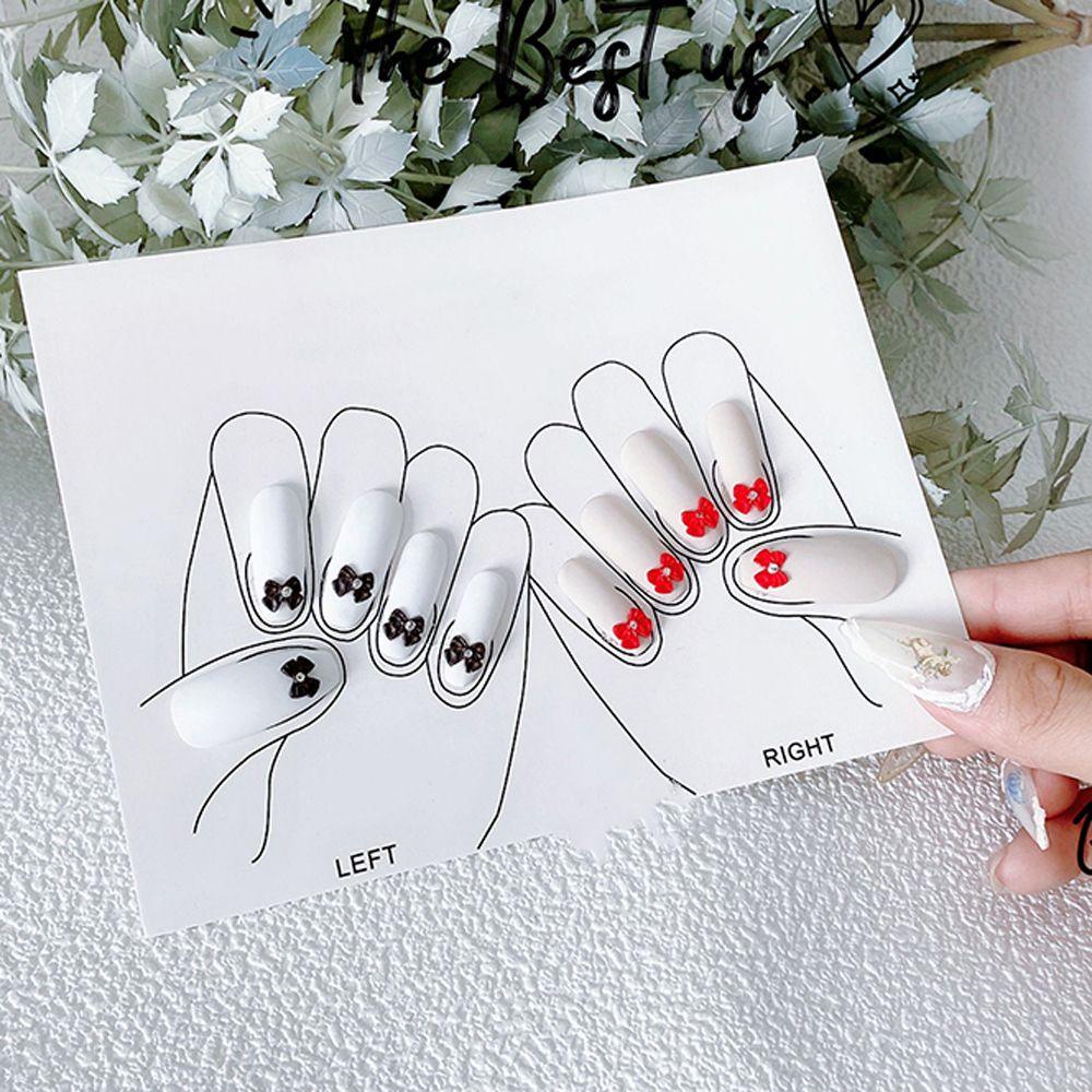 Khuôn Giấy Trưng Bày Móng Chân Giả Nghệ Thuật Cho Nữ