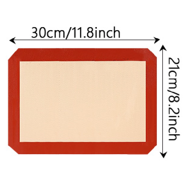 Set thảm nướng bánh silicon 4 món