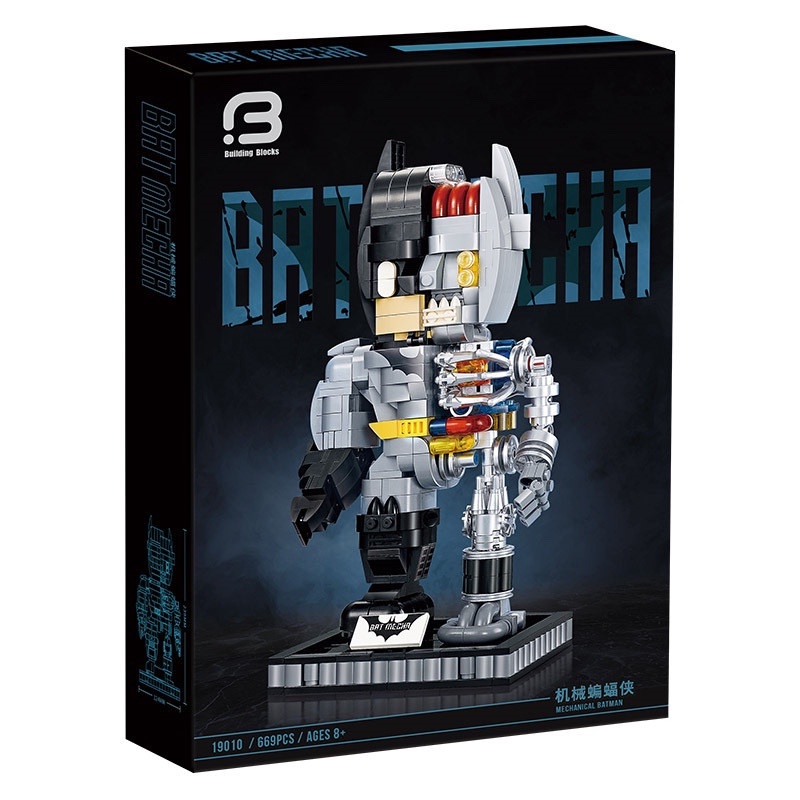 Đồ chơi Lắp ráp mô hình super 19010 người dơi batman bán xương x-ray dạng máy móc Mechanical