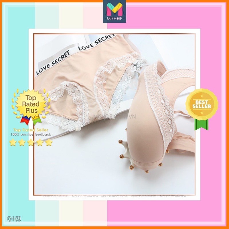 Bộ lót ren đệm mỏng không mút  không gọng đệm ôm form vừa ngực mút nhẹ,hàng xuất khẩu | BigBuy360 - bigbuy360.vn