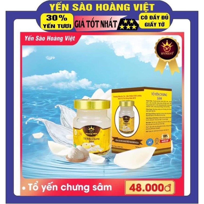 Yến Sào Hoàng Việt Khánh Hoà [30% yến tươi]