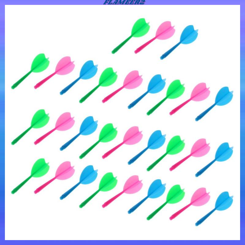 Set 30 Phi Tiêu Nhựa Nhiều Màu Sắc