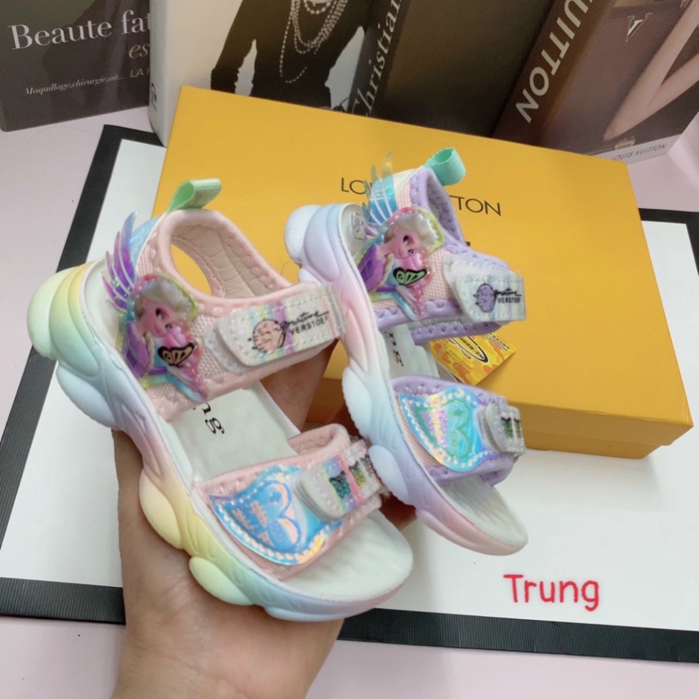[HOT 2022] Dép Sandal Bé Gái Size 21-30 Hình Elsa Siêu Nhẹ Siêu Bền Chất Quảng Châu