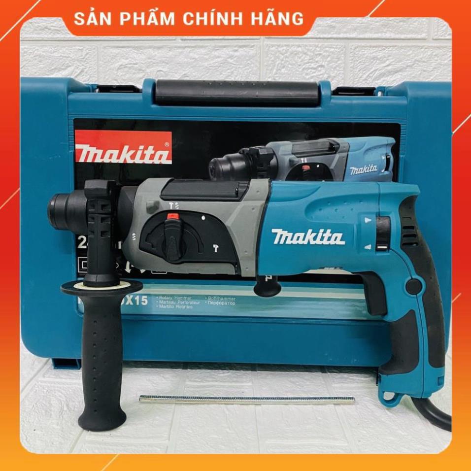 Máy khoan bê tông MAKITA-HR2470 tặng bộ 5 mũi khoan đục bảo hành 12 tháng
