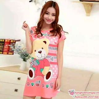 Đầm ngủ gấu siêu dễ thương DN42