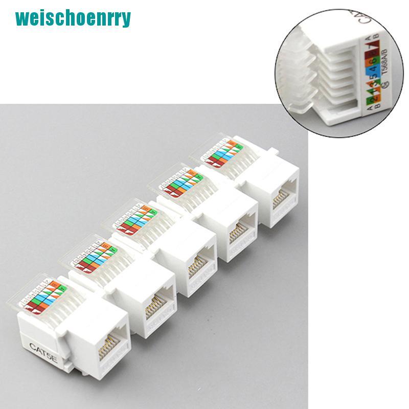 Bộ 10 đầu nối cho dây cáp mạng RJ45 CAT5e