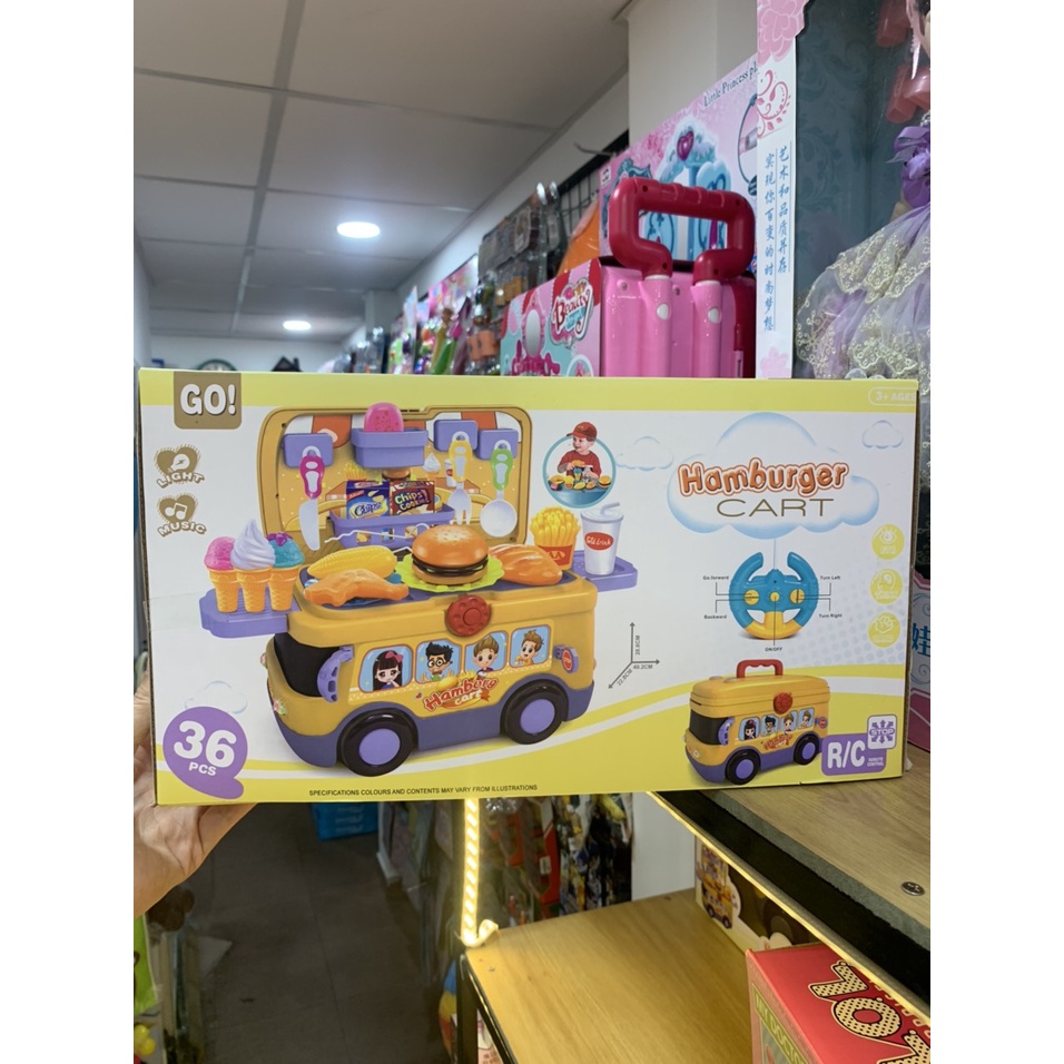 Bộ đồ chơi điều khiên Xe đồ ăn