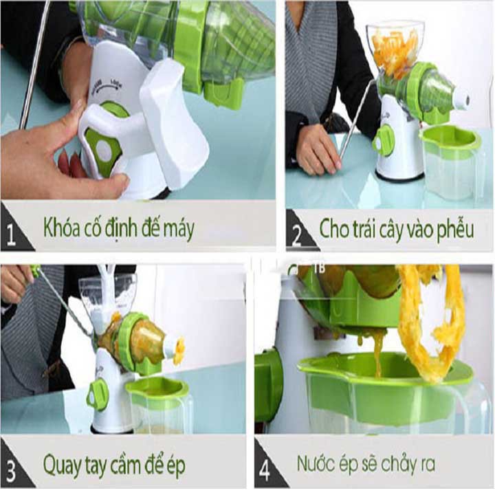 Máy xay ép hoa quả đa năng Manual Juicer loại XỊN