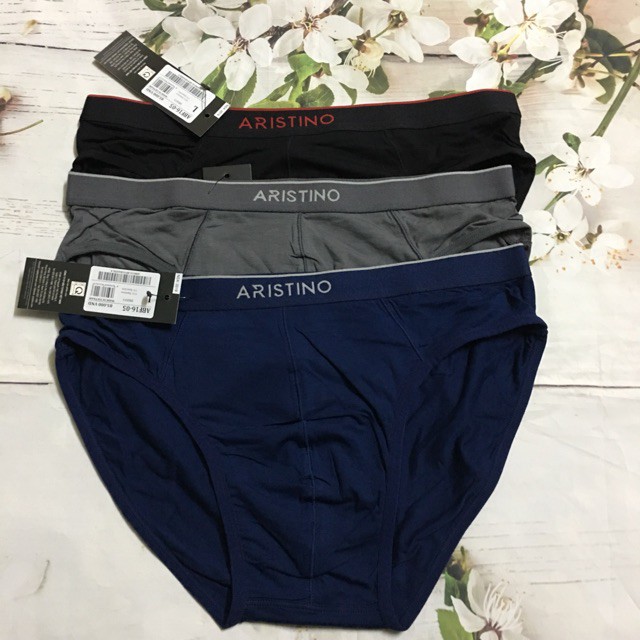 Quần Lót Nam Tam Giác Sịp Nam ARISTINO ABF16-05 Quần Xì Briefs Chất Liệu Sợi Tre Mềm Mại Thoáng Mát Kháng Khuẩn Thấm Hút
