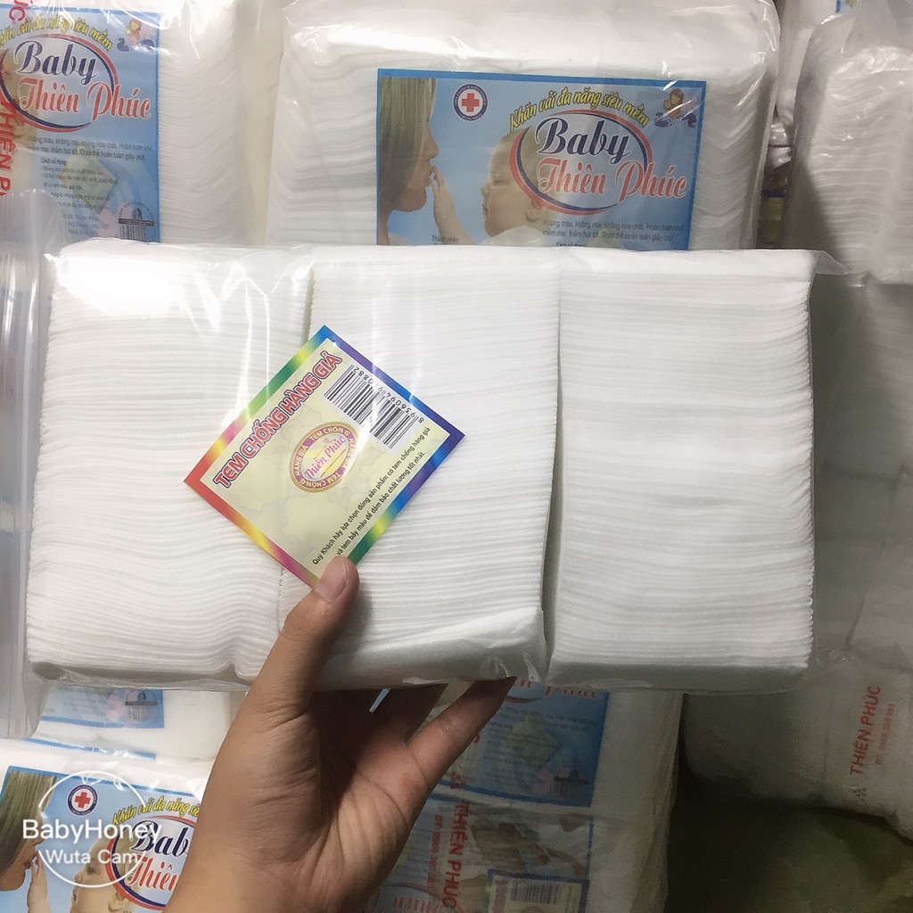 (Gói To 300g) Khăn khô đa năng siêu mềm Baby Thiên Phúc 270 tờ