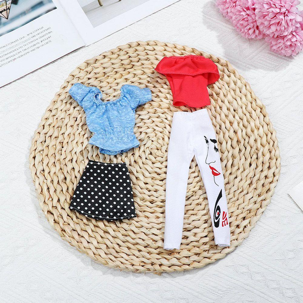 RAINBOW Quần Yếm Nhồi Bông Dễ Thương Cho Búp Bê