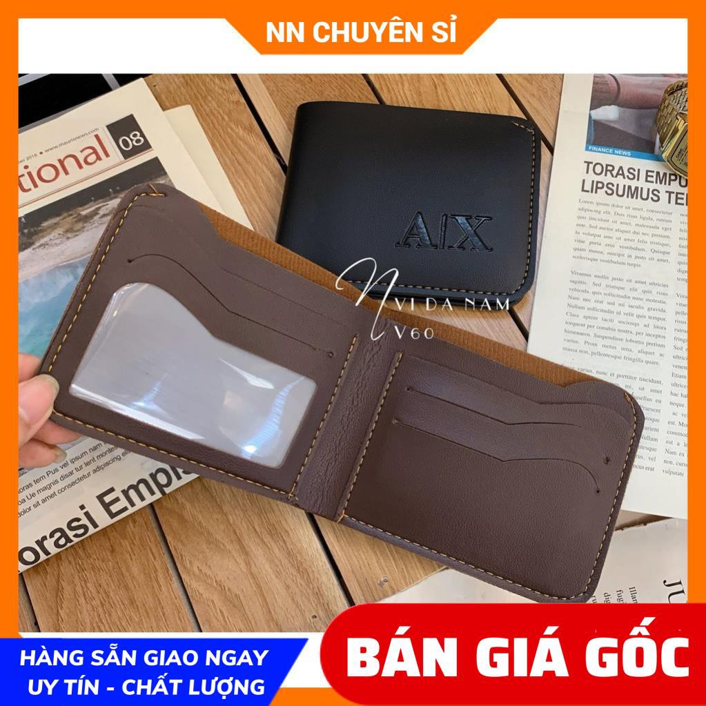 VÍ DA NAM CỰC SANG V60 ⚡100% ẢNH THẬT⚡VÍ DA GIÁ RẺ