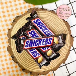Kẹo Socola Snicker Nhân Bơ Đậu Phộng 51g - Thanh Protein - Shop Mẹ Bắp [ Date 02/2023]