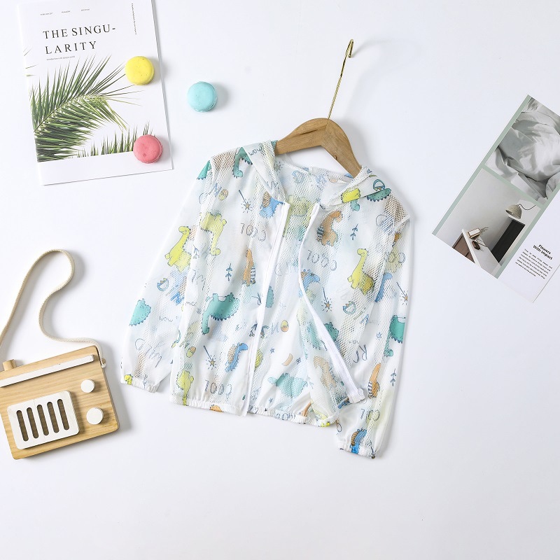 Áo Khoác Chống Nắng Thoáng Khí Thời Trang Mùa Hè Cho Bé