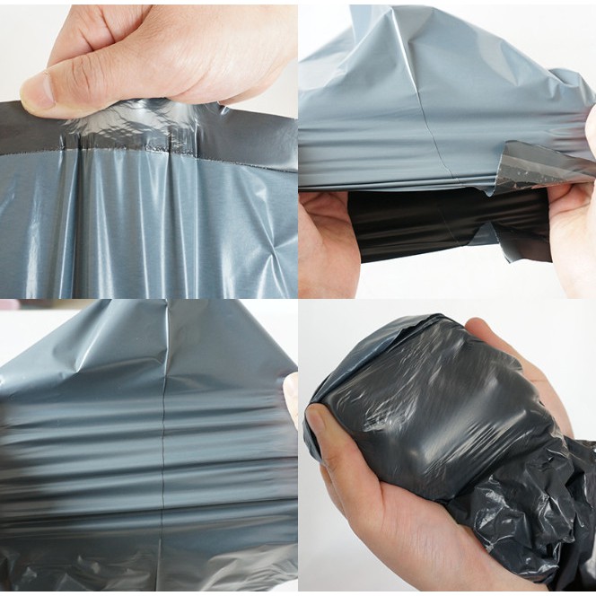 Túi Đóng Hàng Niêm Phong Cao Cấp size 32x45 Màu Đen WINWIN4VIC Gói Hàng Niêm Phong Có Sẵn Keo Dán Chống Bóc