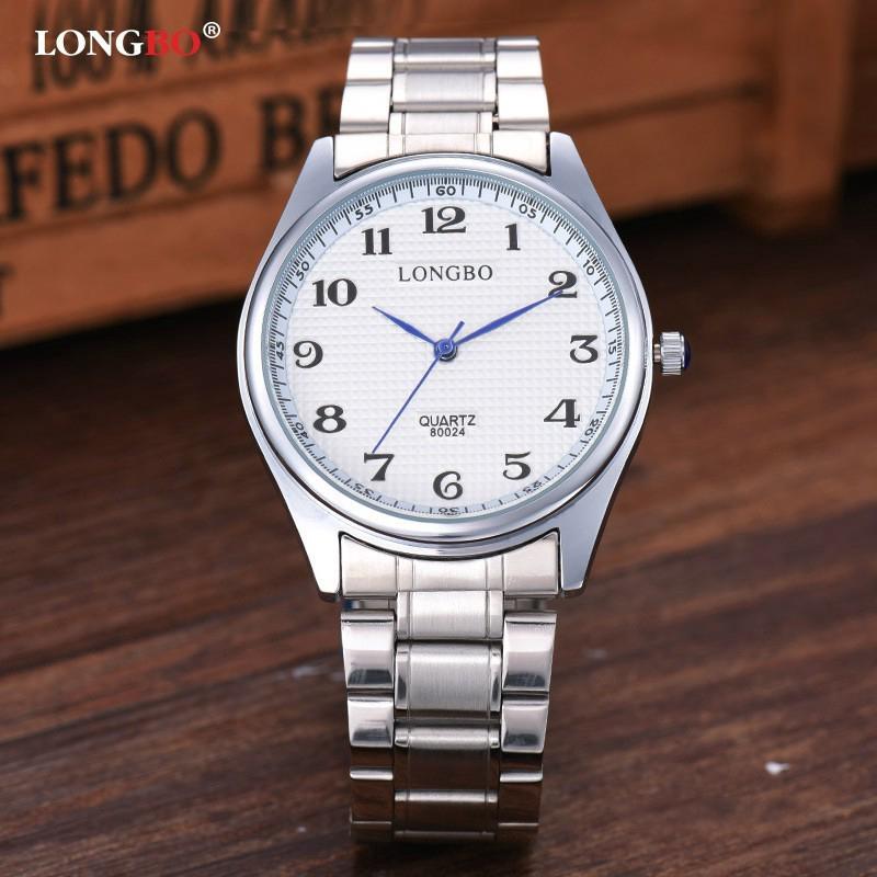 Đồng Hồ Quartz Longbo Chính Hãng Với Dây Đeo Silicon 80024