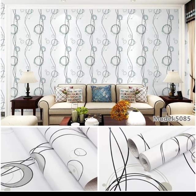 10M giấy dán tường sẵn keo bóng nước  5093