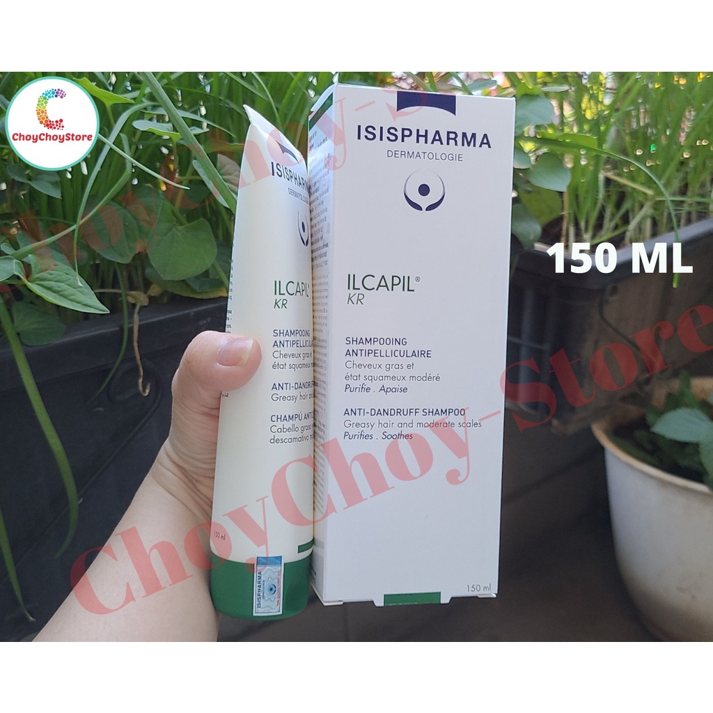 [TEM CTY] Dầu gội ISIS PHARMA ILCAPIL KR 150mL - Dầu gội cho da đầu gàu, giảm rụng tóc, giảm nhờn và dưỡng tóc