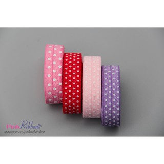 *(Set 2m) Thun nhũ chấm bi làm băng đô và phụ kiện trang trí may mặc, handmade, diy