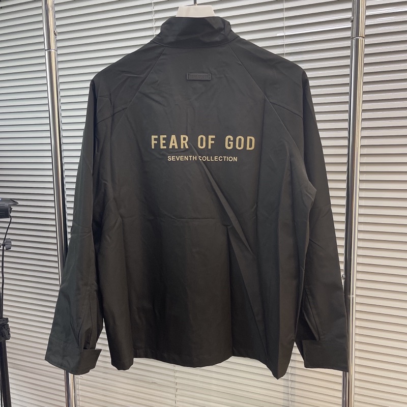 ⚡️[Nomar Quality] - Áo Khoác FEAR OF GOD Vintage Black Souvenir Jacket Seventh Collection, Áo khoác gió FOG