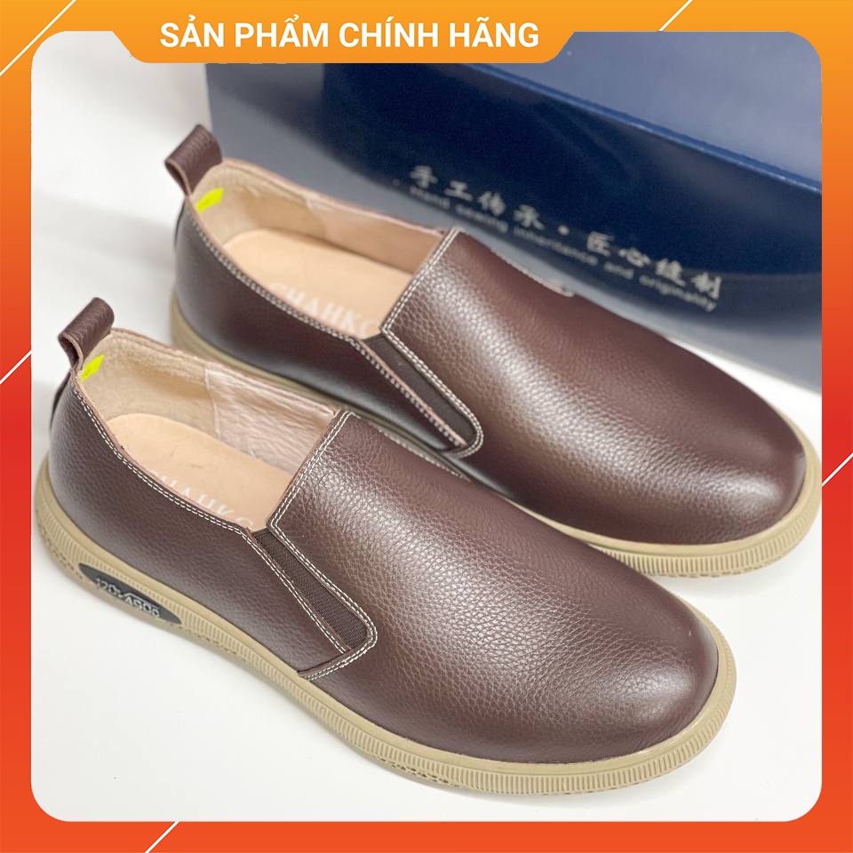 Giày Da Nam HKC, Chất Liệu Da Thật [ Mã 9903 ]