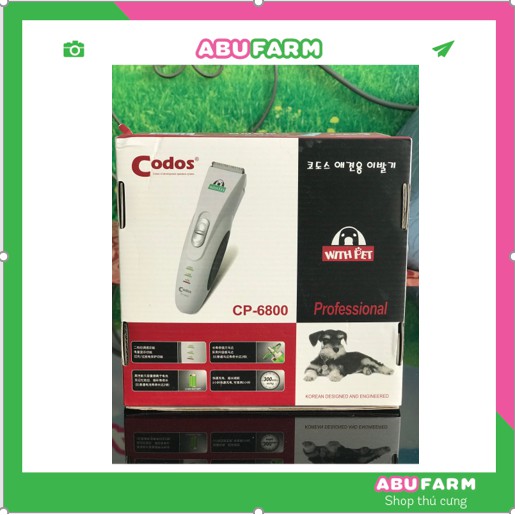 TÔNG ĐƠ CẮT TỈA LÔNG CHÓ MÈO CODOS CP-6800