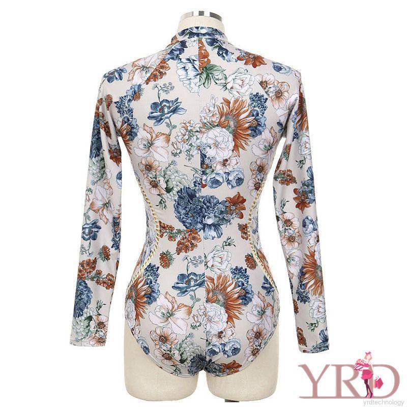 Đồ bơi nữ vải hoa phong cách Hàn Quốc quyến rũ | BigBuy360 - bigbuy360.vn