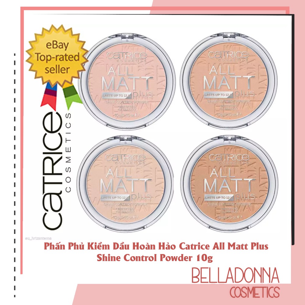 [Best Seller] Phấn phủ kiềm dầu hoàn hảo Catrice All Matt Plus Shine Control Powder 10g