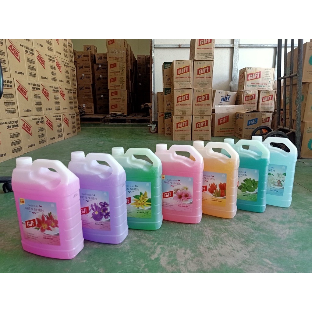Can lau sàn Gift can 3.8kg ( nhiều hương thơm).