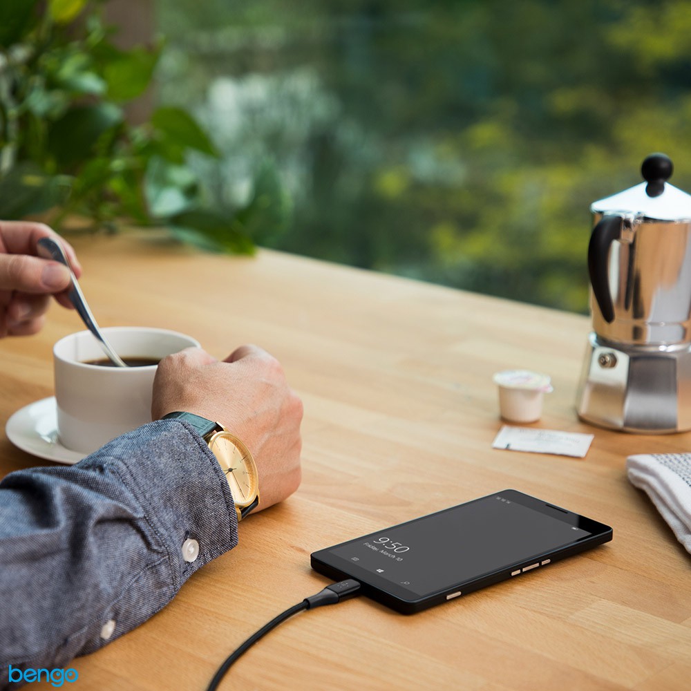 Cáp Belkin DuraTek™ USB-C to USB-A 1.2m - F2CU059bt04