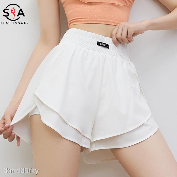 Chính Hãng Quần short thể thao eo cao thời trang thoải mái năng động cho nữ