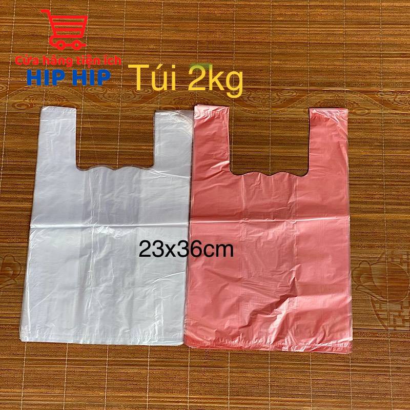 Túi nilon 2 quai đựng đồ. Túi xốp, túi siêu thị giá rẻ, hàng loại 1. Túi mỏng, dai, bóng đẹp