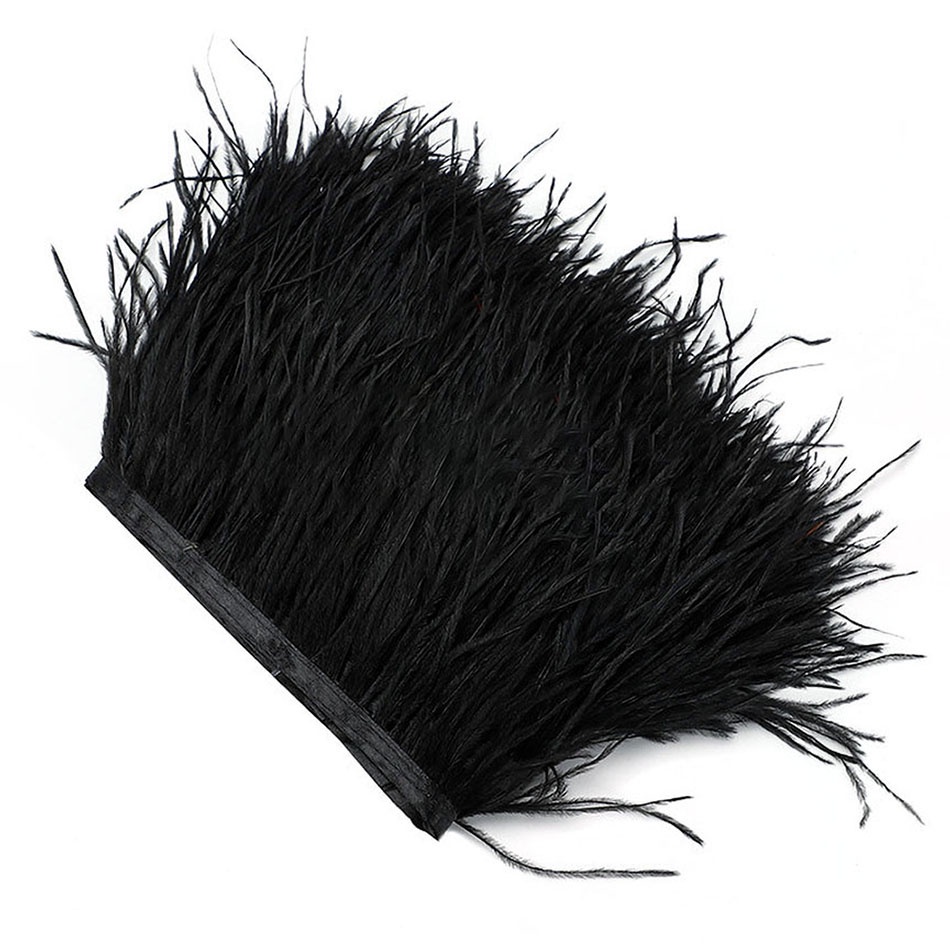 Lông Vũ Đà Điểu Dài 1 / 2M 8-10cm Trang Trí Nhà Cửa / Tiệc Cưới