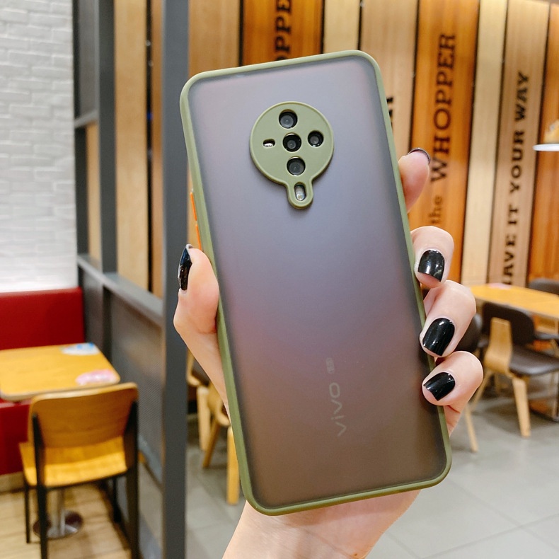 Ốp điện thoại mặt nhám chống sốc cho VIVO V30 V27e V27 V25 V25e V23 V21 V23e V20 SE Pro