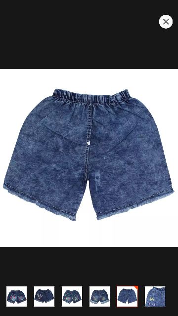 Quần short jean bé gái cá tính size 18-25kg