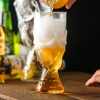 Ly uống nước bằng thủy tinh hình bóng đá sáng tạo