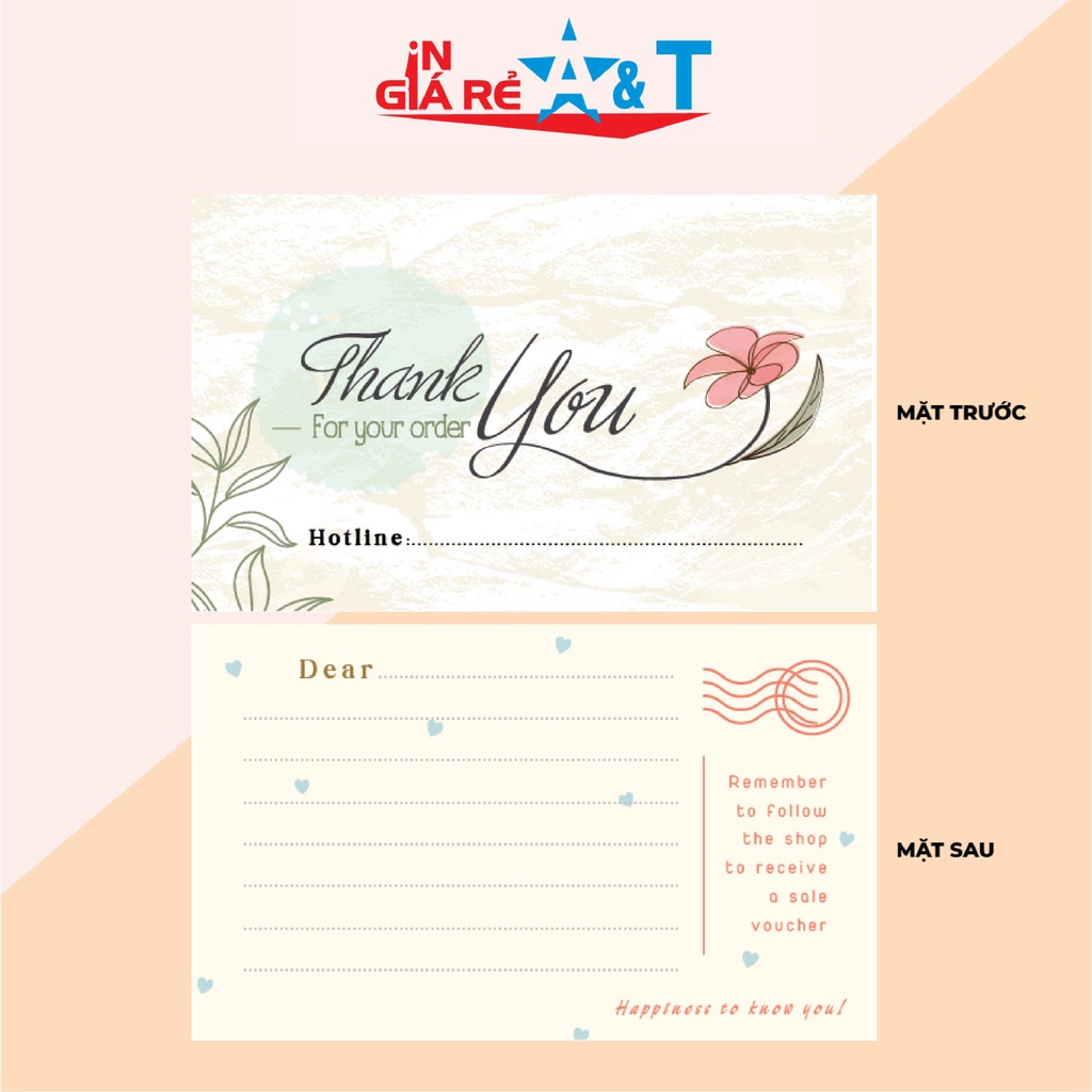 THIỆP CÁM ƠN-thẻ cám ơn -Thank You Card- THIỆP CÁM ƠN KHÁCH