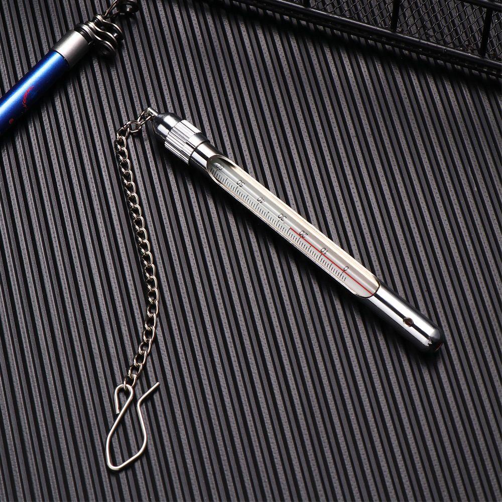 Nhiệt Kế LAKAMIER Câu Cá Kèm Móc Khóa Chất Lượng Cao