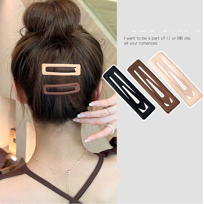 Kẹp Tóc Hình Vuông Nhiều Màu Sắc Chất Lượng Cao