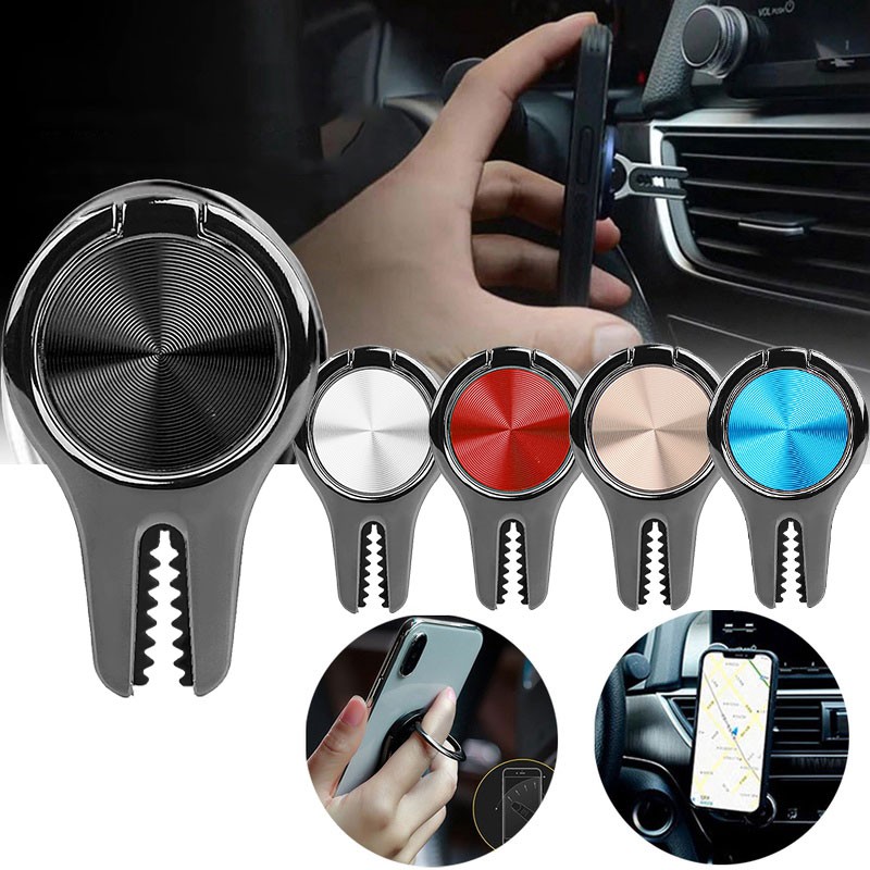 Multipurpose Mobile Phone Bracket Rotating Ring Holder Car Home Phone Mount Holder