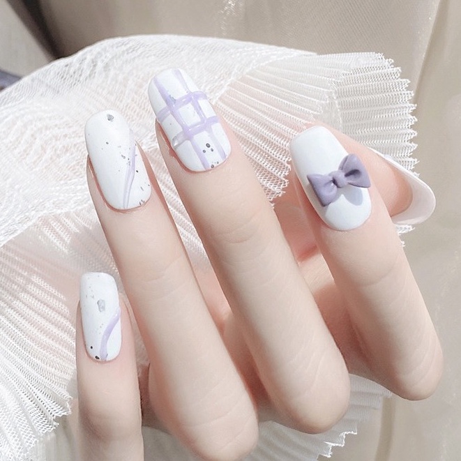 Charm (C341) slime/ Dụng Cụ Charm Trang Trí/ Làm Nail [Ko Keo &amp; Nút] Hình Nơ