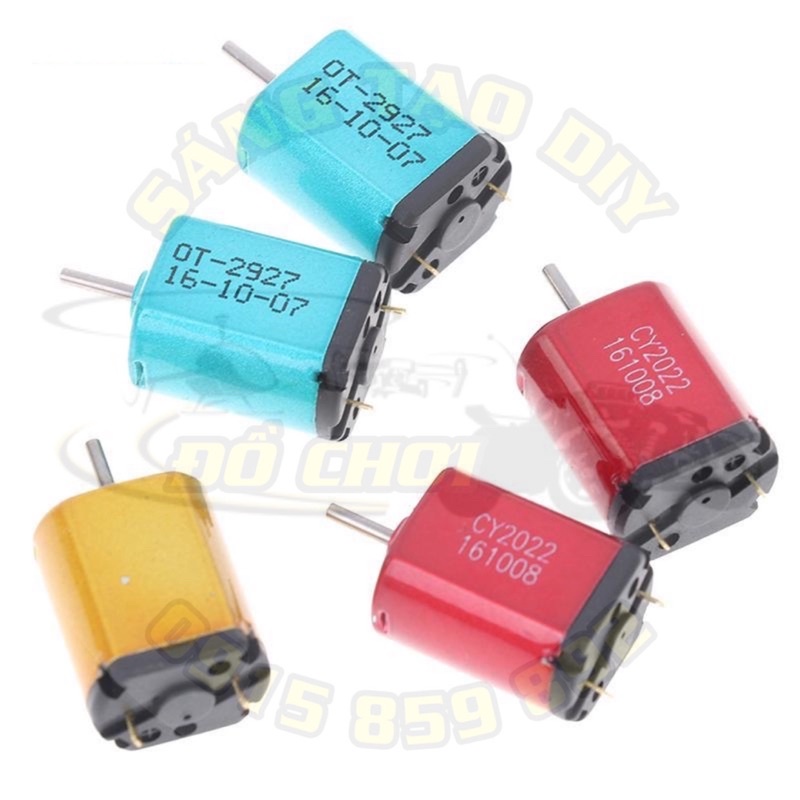 Động cơ mini tốc độ cực cao. DIY chế tạo ô tô đồ chơi RC DC 1.5V - 3.7V