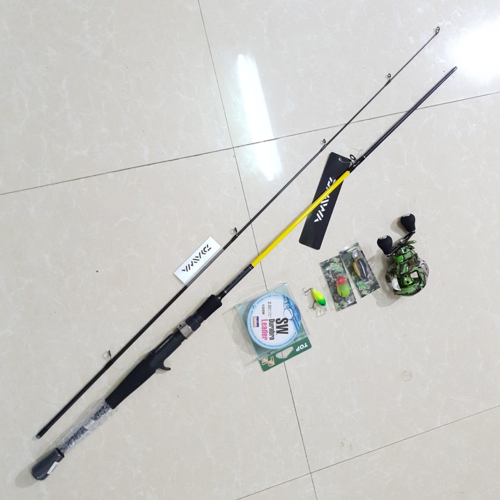 Cần câu lure máy ngang Daiwa Crossfire 1m98