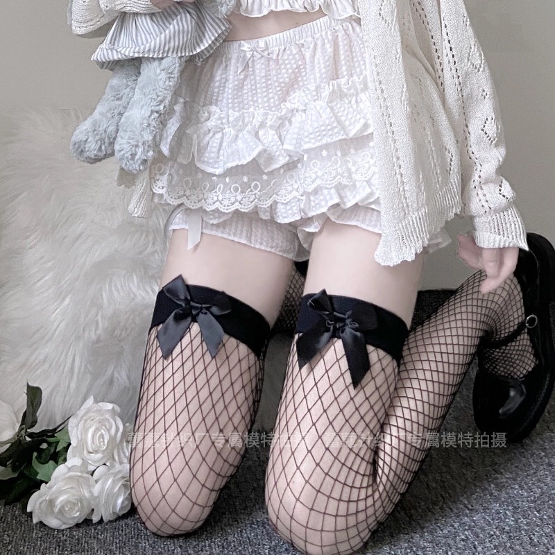 Tát đùi sexy viền nơ đen quyến rũ gợi cảm 3006 | BigBuy360 - bigbuy360.vn