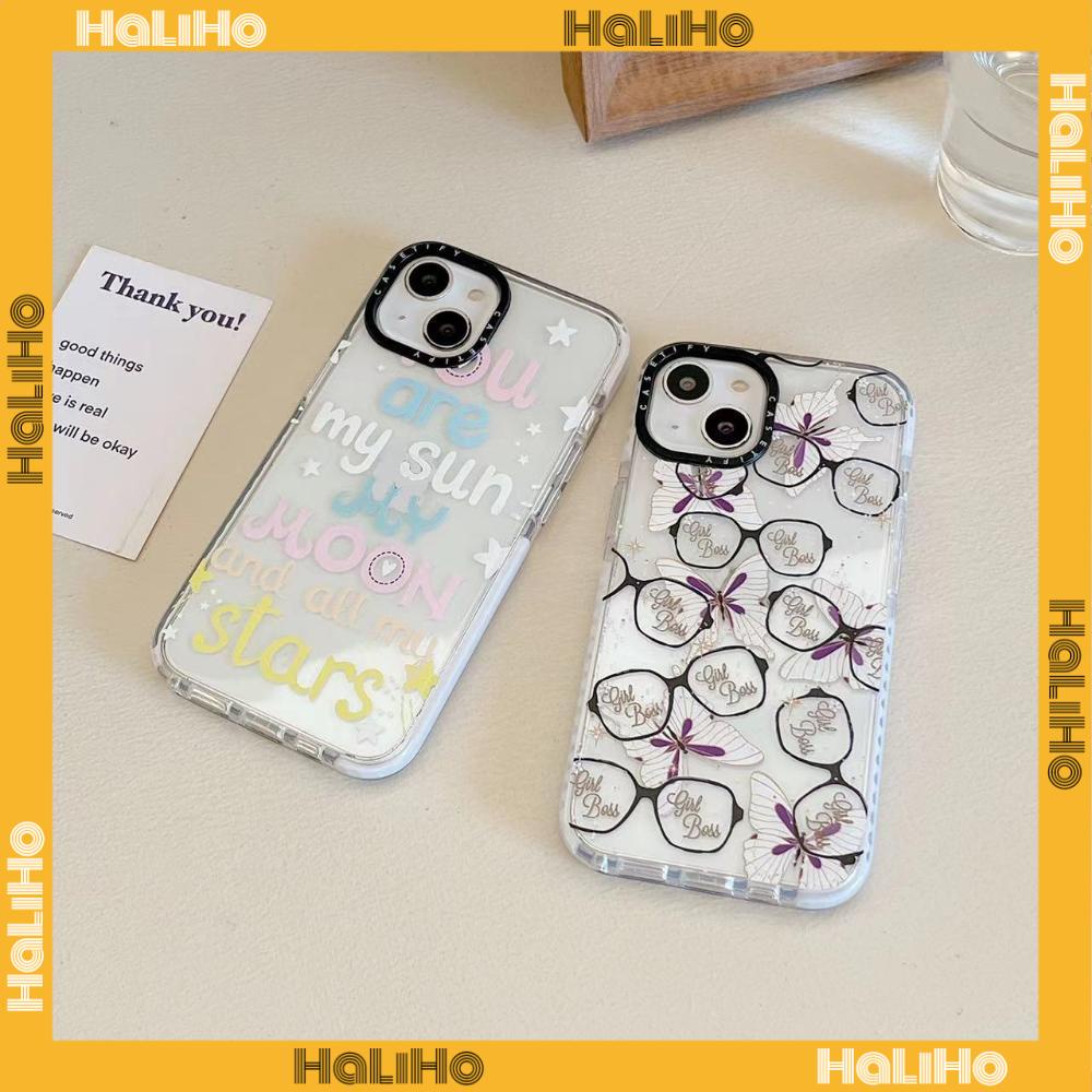iPhone Case Silicone Soft Case Clear Case Thickened Shockproof Protection Camera English Butterfly Compatible with For iPhone 11 iPhone 13 Pro Max iPhone 12 Pro Max iPhone 7Plus xr