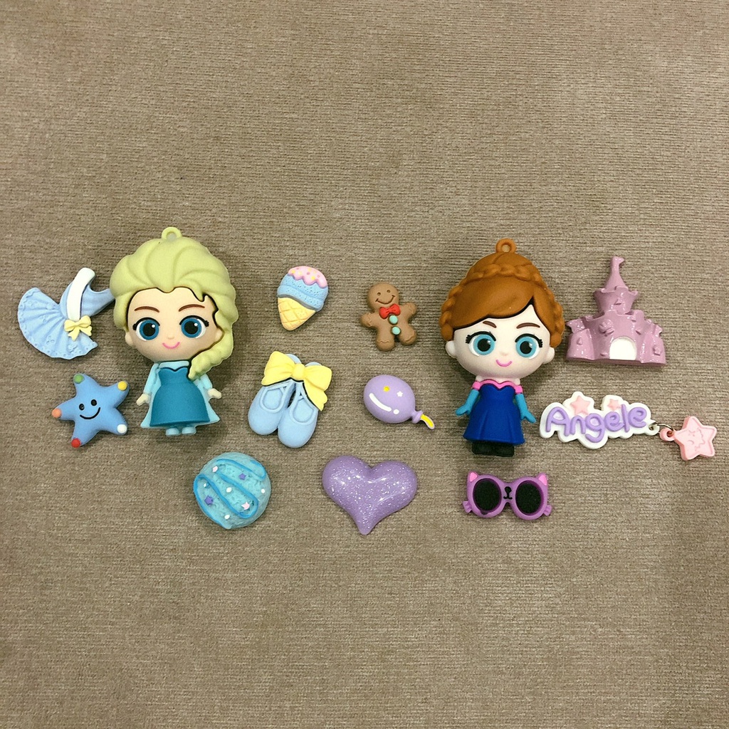 SET CHARM ELSA ANNA GẮN DÉP SỤC