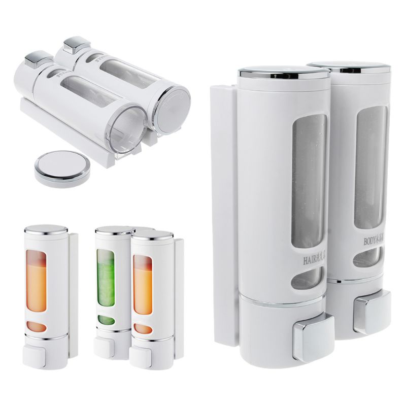 Hộp Đựng Xà Phòng Gắn Tường Trong Suốt Dung Tích 400ml / 800ml